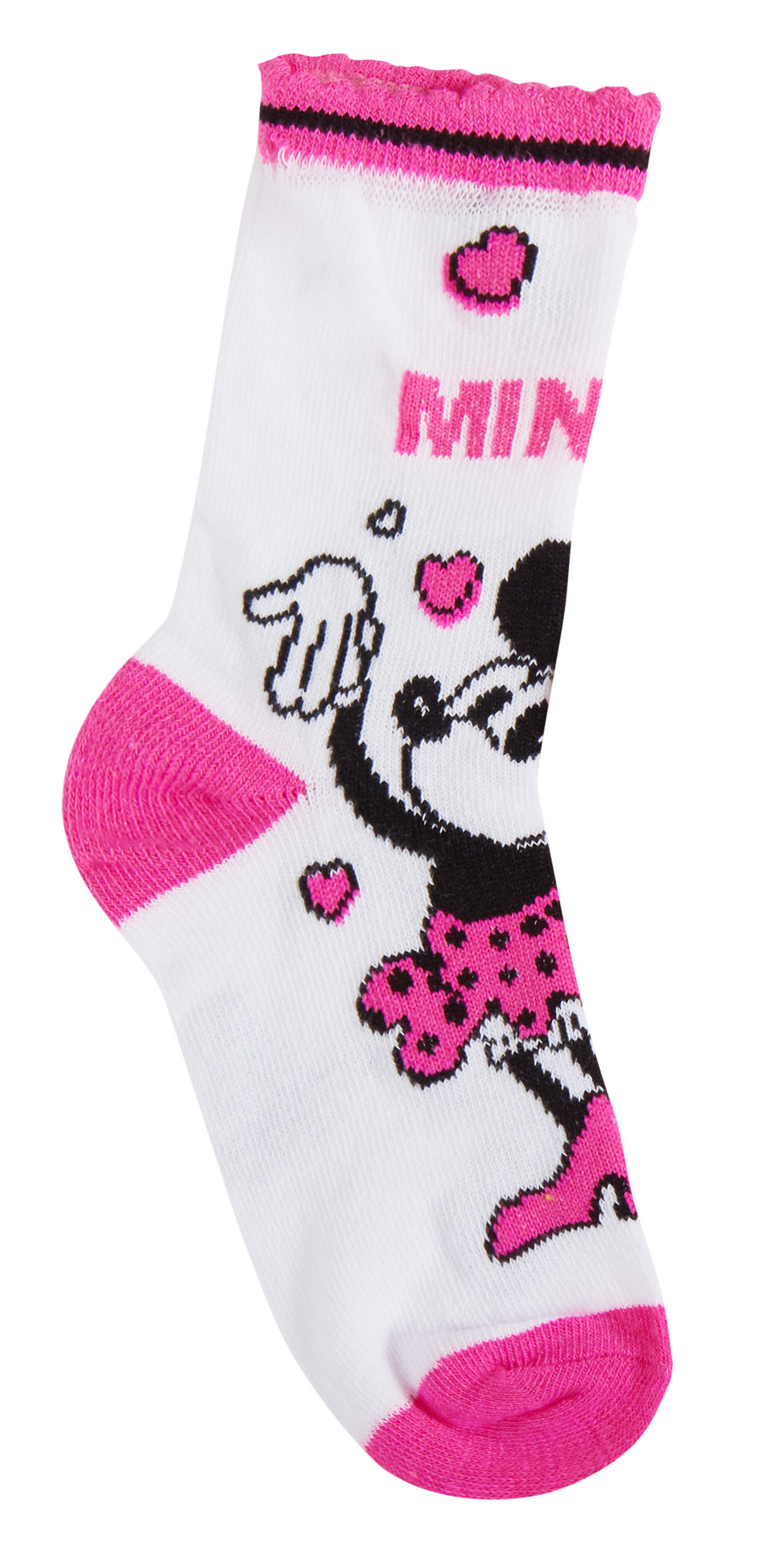 Minnie Mouse 3 Pack Socks Girls Disney Classics 100 Years Multipack Ankle Socks - Picture 19 of 34