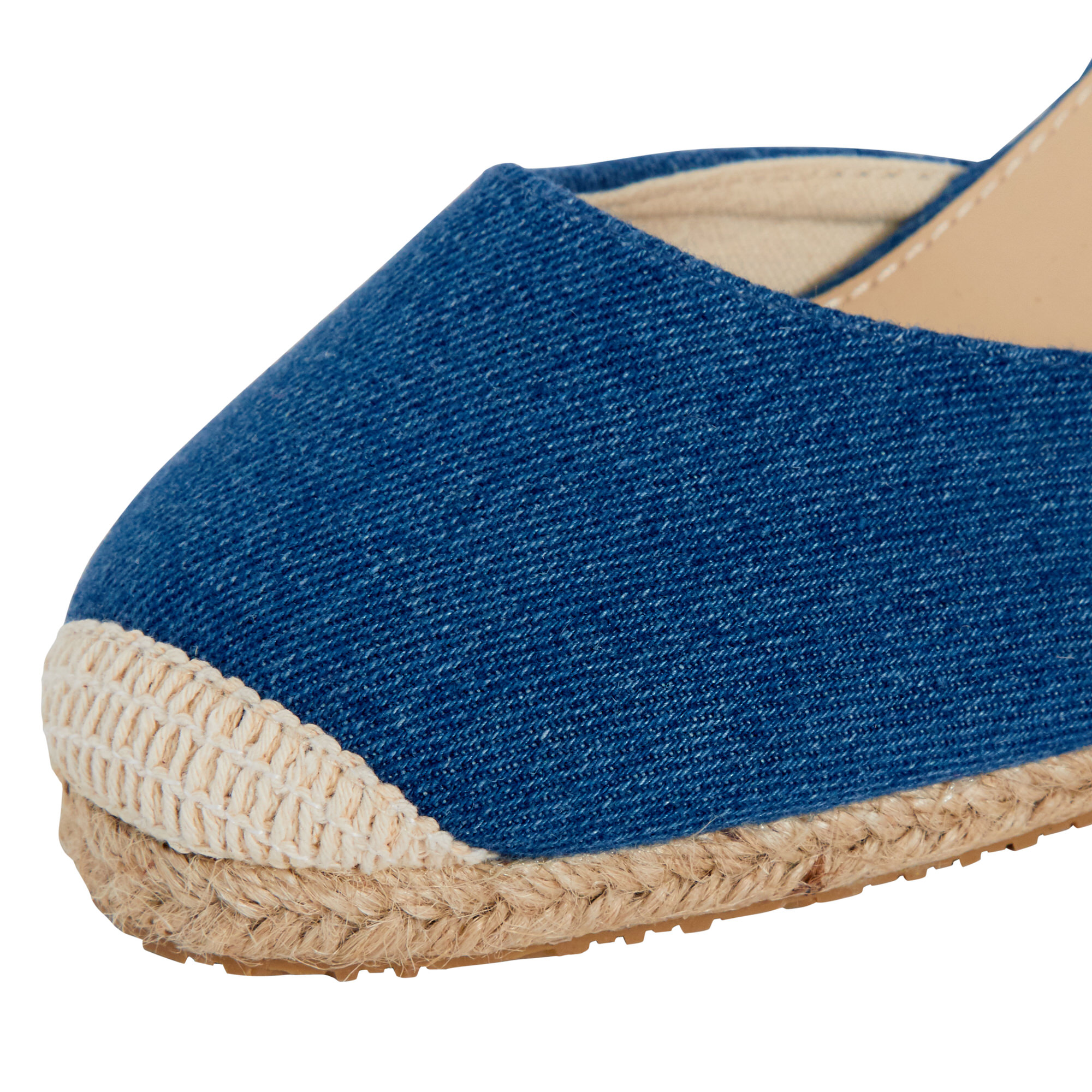 Damen Memory Foam Keilabsatz Sandalen Damen High Heel Hessische Wedges Sommerschuhe - Bild 11 von 88