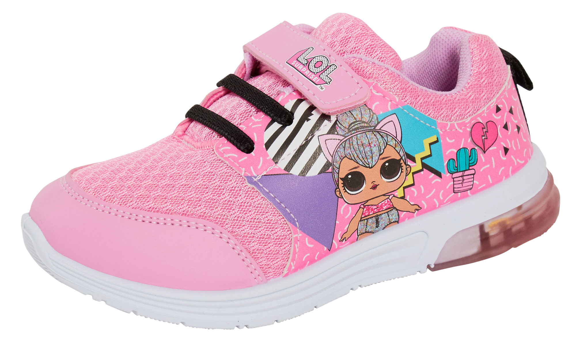 Kids Character Trainers Girls Boys Sports Shoes Easy Fasten Pumps Non Flash Shoe - Picture 101 of 240