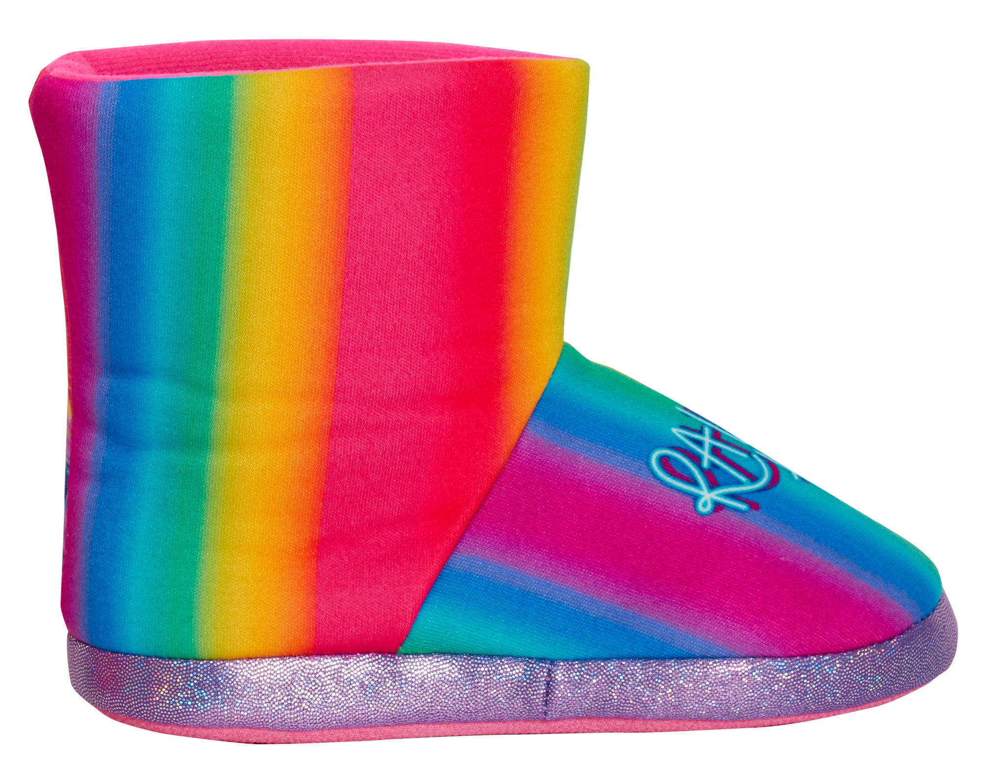 Girls Rainbow High Slipper Boots For Kids Slippers Fleece Booties House Shoes - Picture 24 of 27