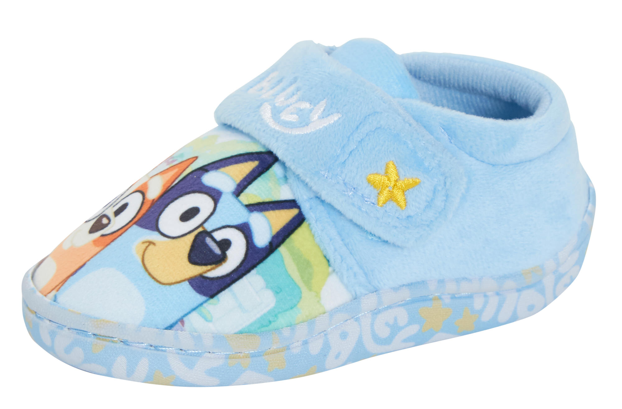 Infants Bluey Slippers Toddlers Easy Fasten Shoes Booties Indoor House Shoes