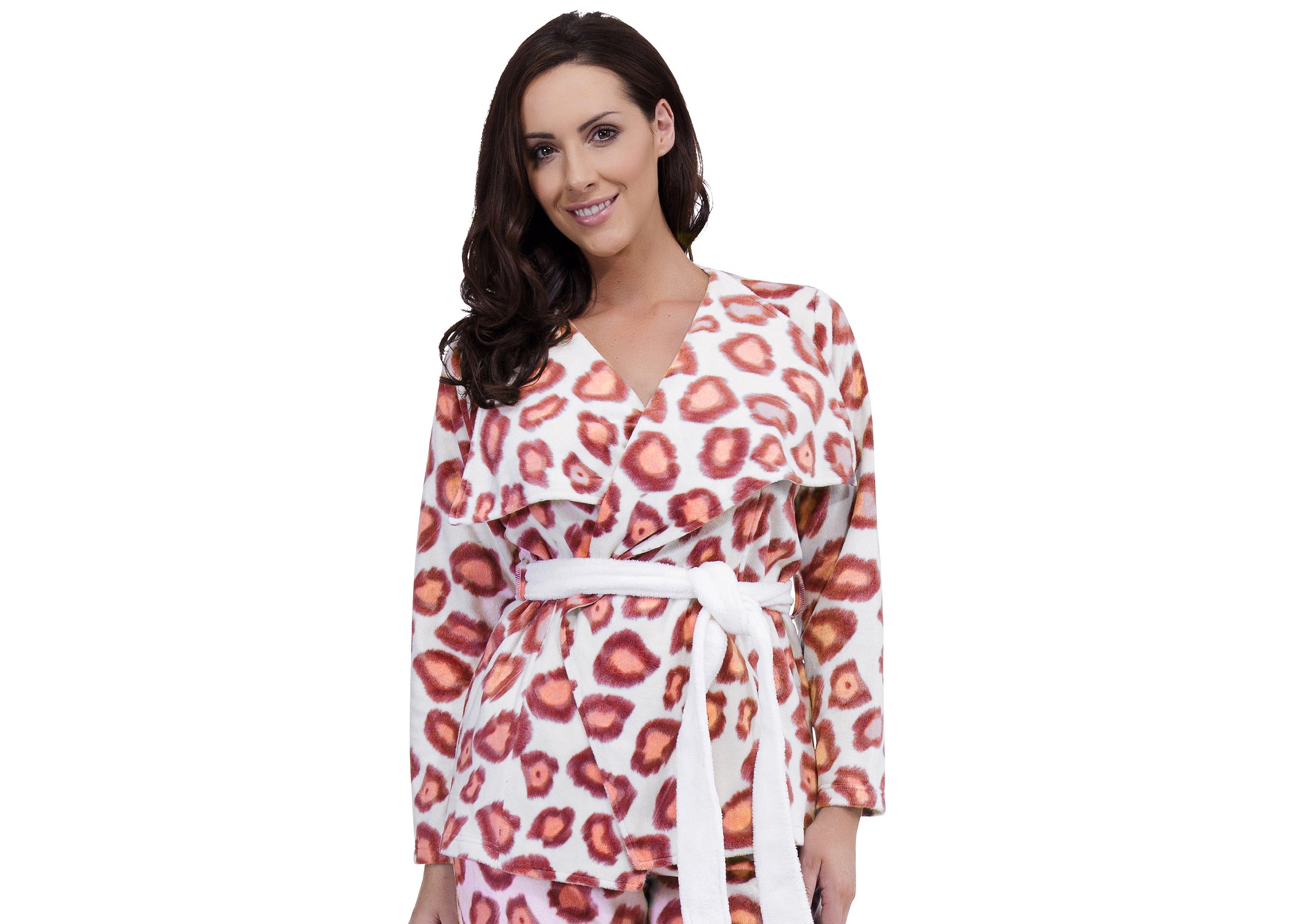 Womens Luxury Leopard Nightwear Range Pyjama Set Robes Ladies Xmas Gift Present - Picture 3 of 3