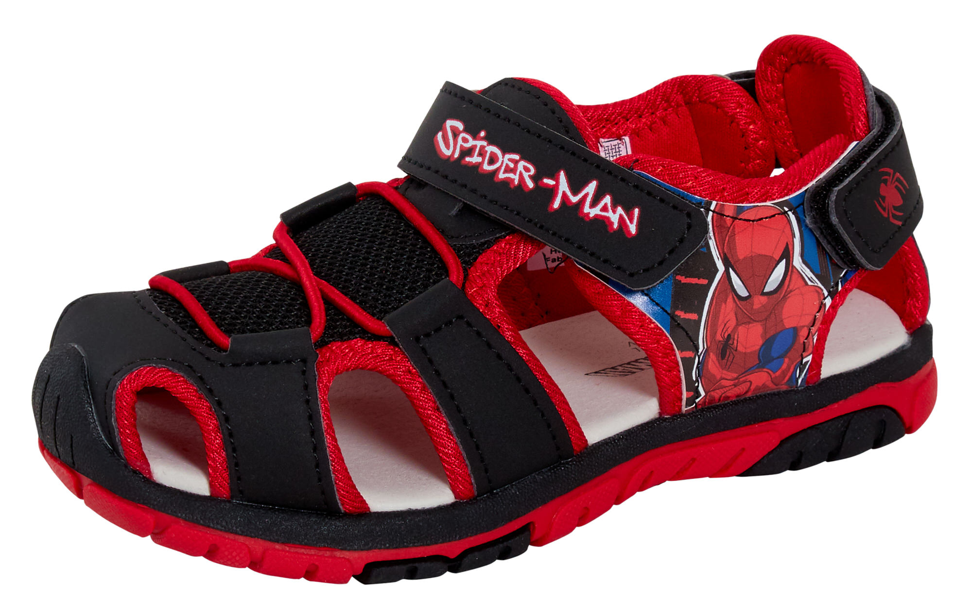 Spiderman Sandals for Kids Marvel Closed Toe Sports Sandals Walking Summer Shoes