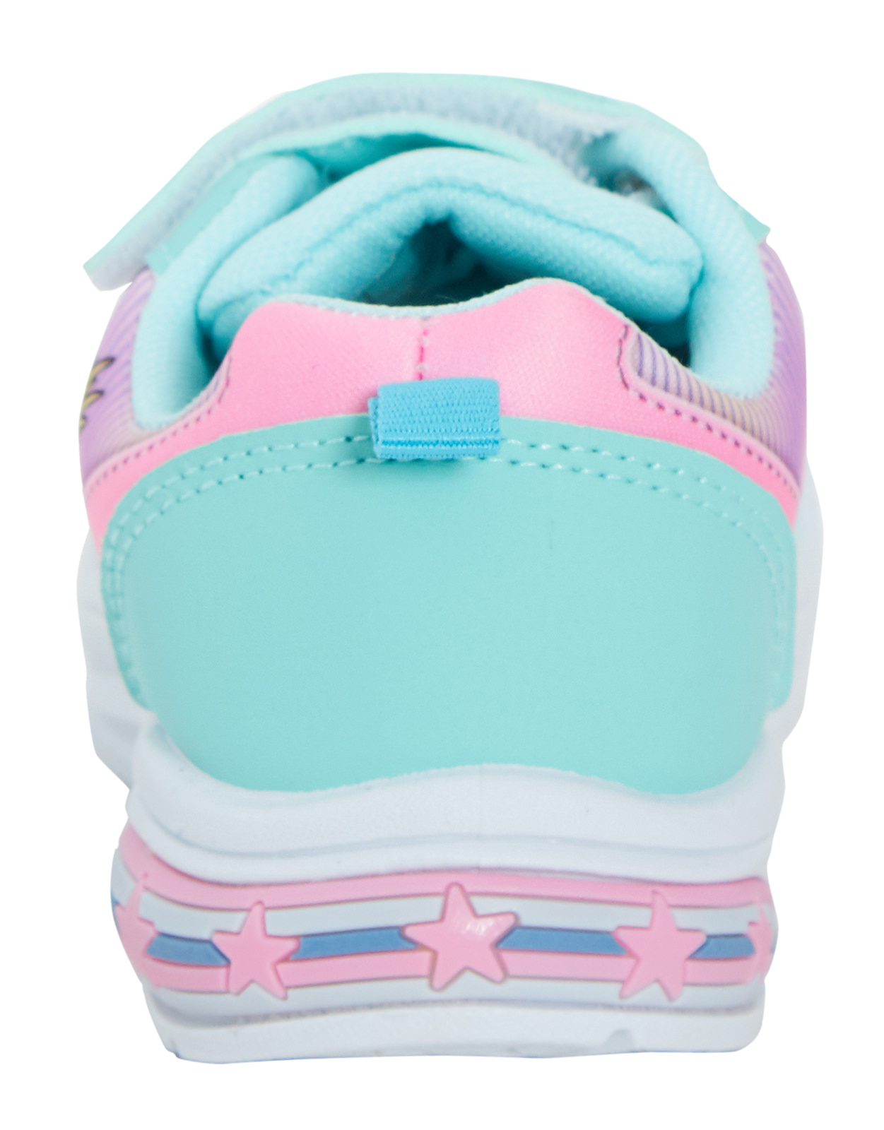 Girls Disney Stitch Light Up Trainers Kids Stitch Easy Touch Fasten Sports Shoes - Picture 19 of 23