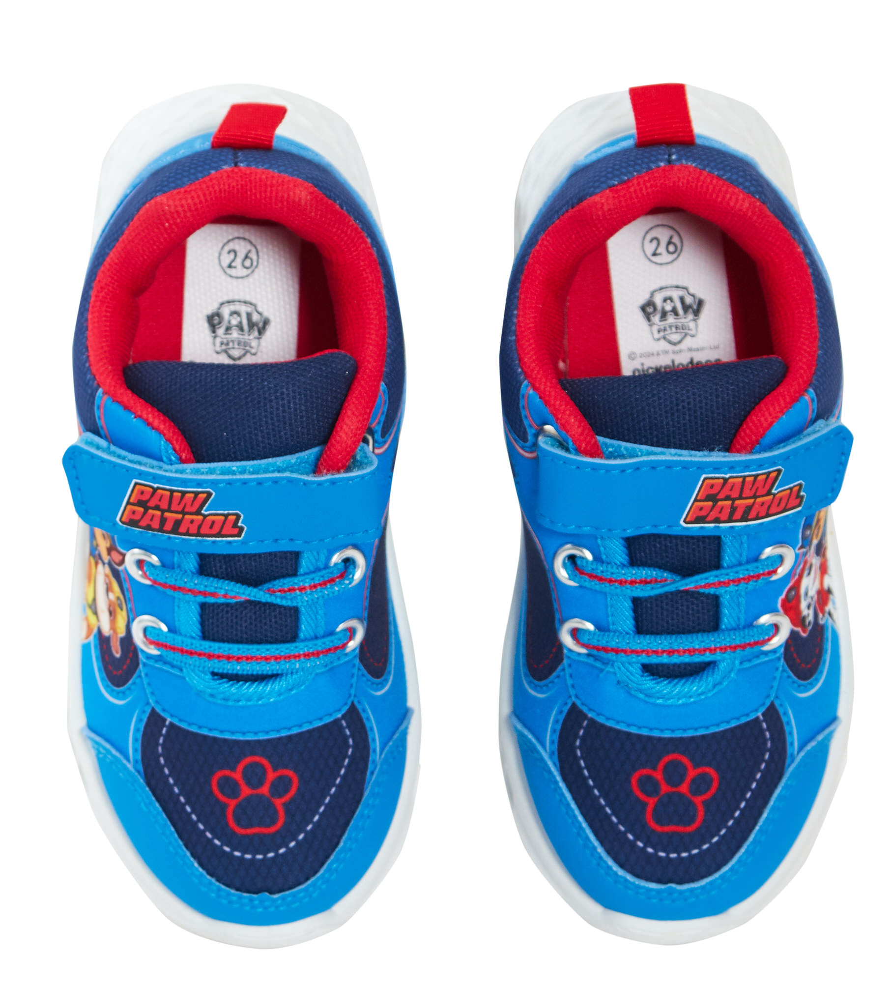 Paw Patrol Trainers Kids Easy Fasten Casual Chase Marshall Rubble Sports Shoes - Picture 13 of 23