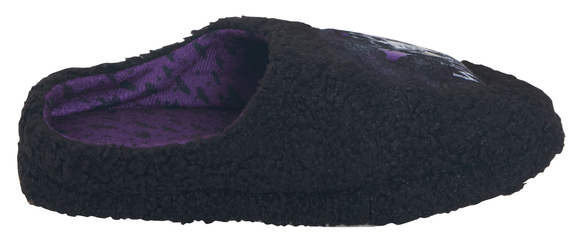 Girls Wednesday Slippers Borg Fleece Mule Slipper Adults Teens House Shoes Gift - Picture 12 of 20