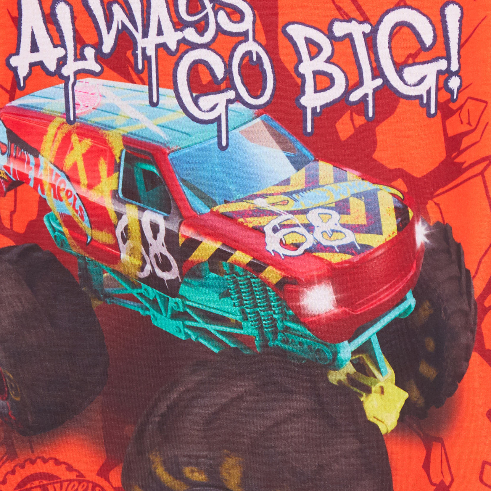 Boys 3 Pack Monster Trucks T-Shirts Kids Hot Wheels Multipack Short Summer Tees - Picture 14 of 21