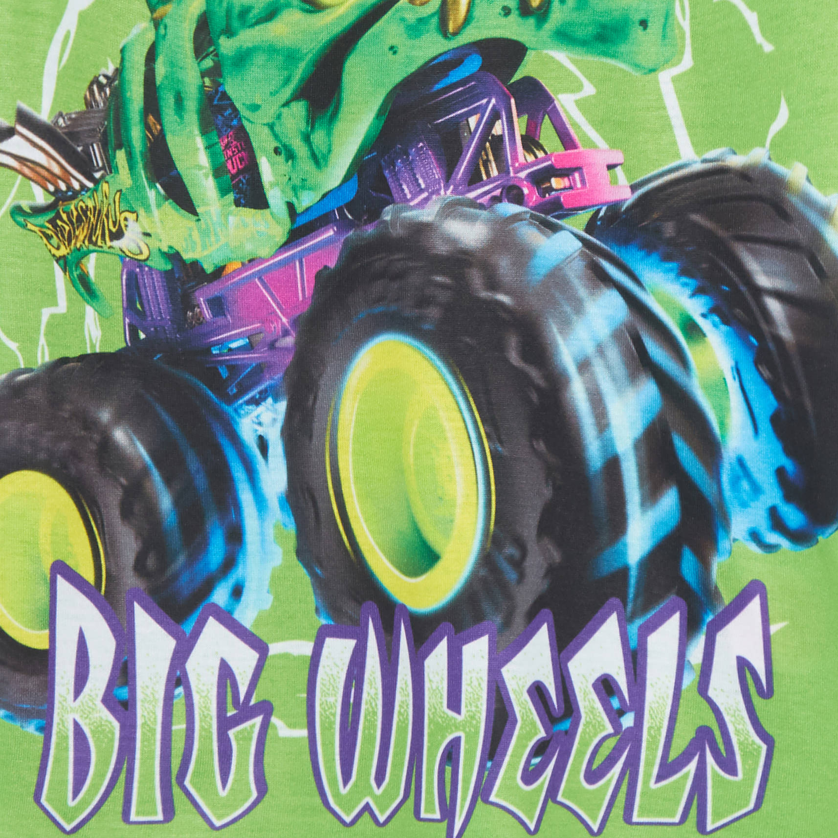 Boys 3 Pack Monster Trucks T-Shirts Kids Hot Wheels Multipack Short Summer Tees - Picture 16 of 21