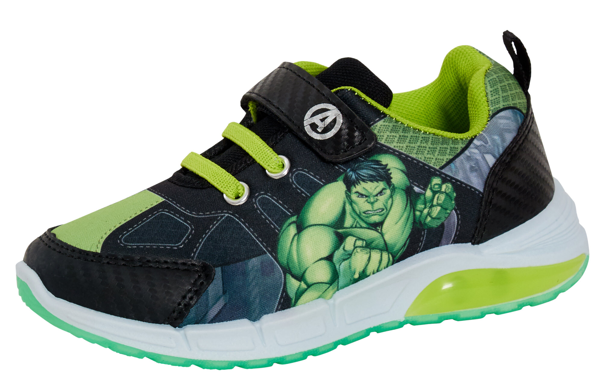 Kids Character Trainers Girls Boys Sports Shoes Easy Fasten Pumps Non Flash Shoe - Picture 81 of 240