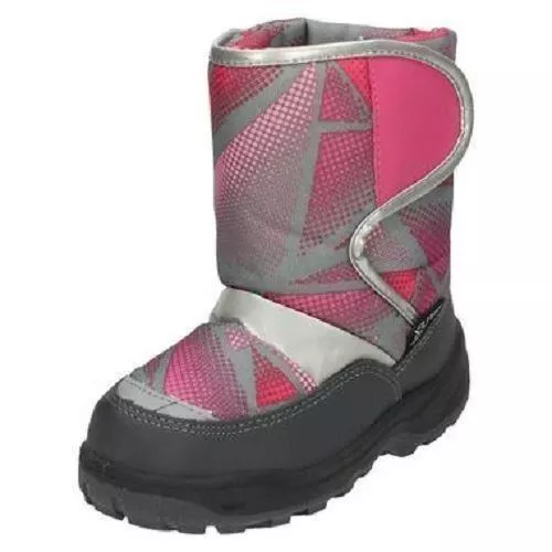 Mädchen Kleinkinder wasserdichte Sohle Schneestiefel warm Winter Regen Gummistiefel Kinder Schuhe - Bild 17 von 20