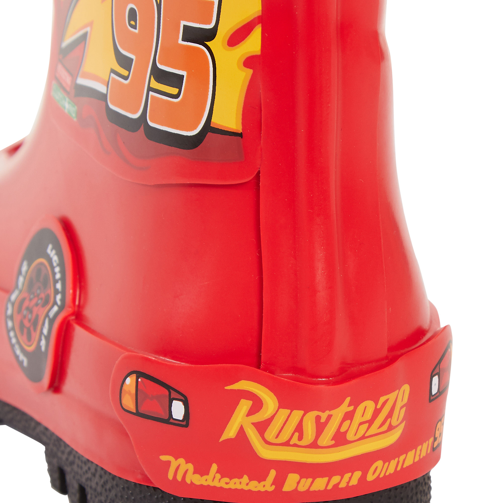 Disney Cars Wellies 3D Lightning McQueen Rubber Wellington Boots Boys Rain Boots - Picture 20 of 22