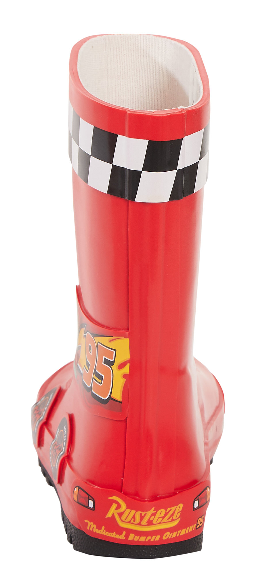 Disney Cars Wellies 3D Lightning McQueen Rubber Wellington Boots Boys Rain Boots - Picture 13 of 22