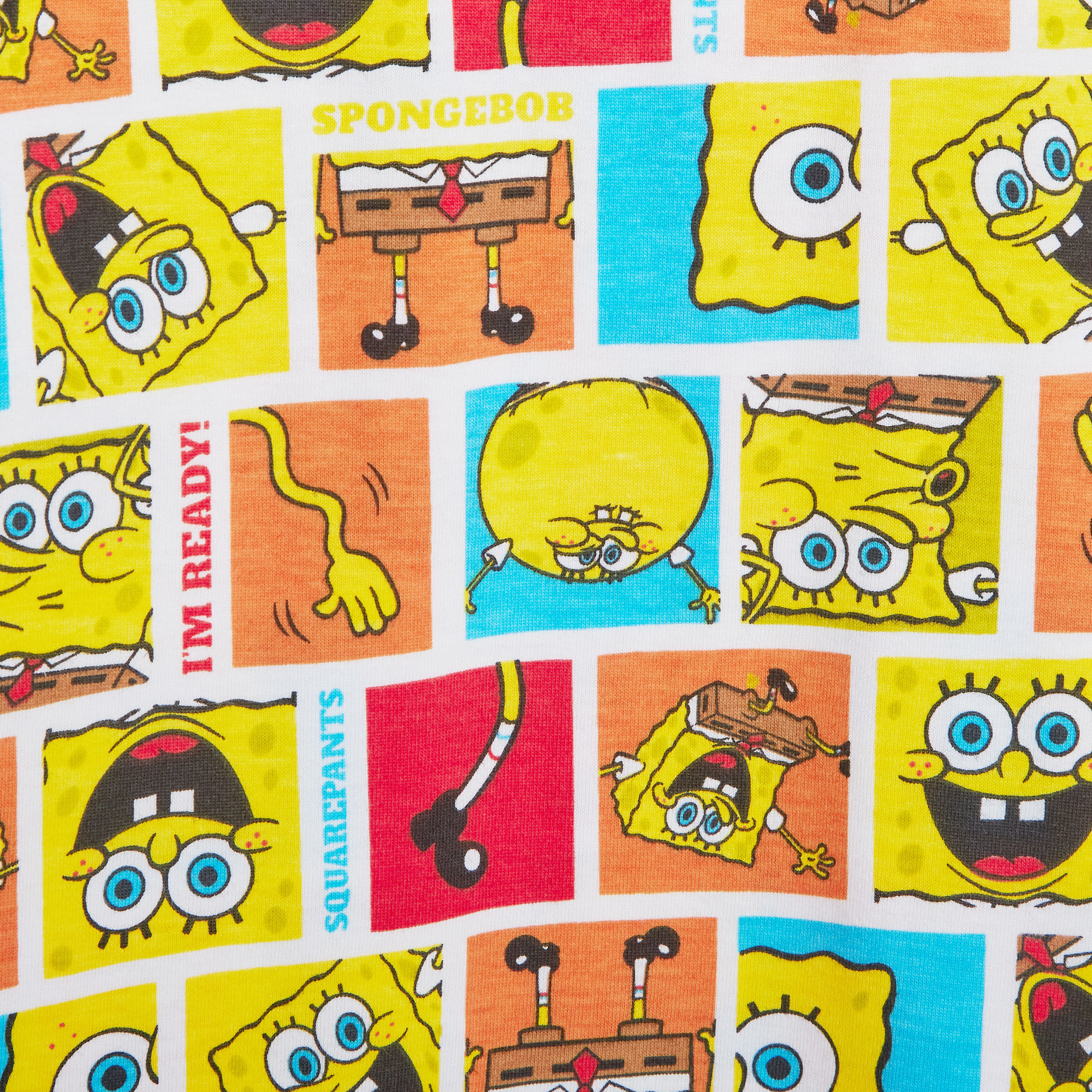 Kids 3 Pack SpongeBob SquarePants T-Shirts Boys Girls Dress Up Tops Summer Tees - Picture 13 of 19