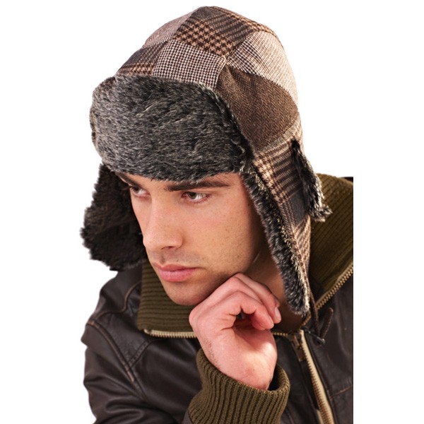 MENS WINTER WARM HATS FLAT CAP TRAPPER HAT BOBBLE BEANIE BAKER BOY PEAK