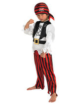 Child Boy Raggy Pirate Costume