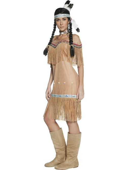 Adult Ladies Authentic Indian Squaw Costume | Cowgirls and Indians ...