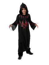 Child Devil Skull Hooded Robe Costume