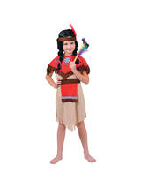 Child Pocahontas Native Indian Girl Costume