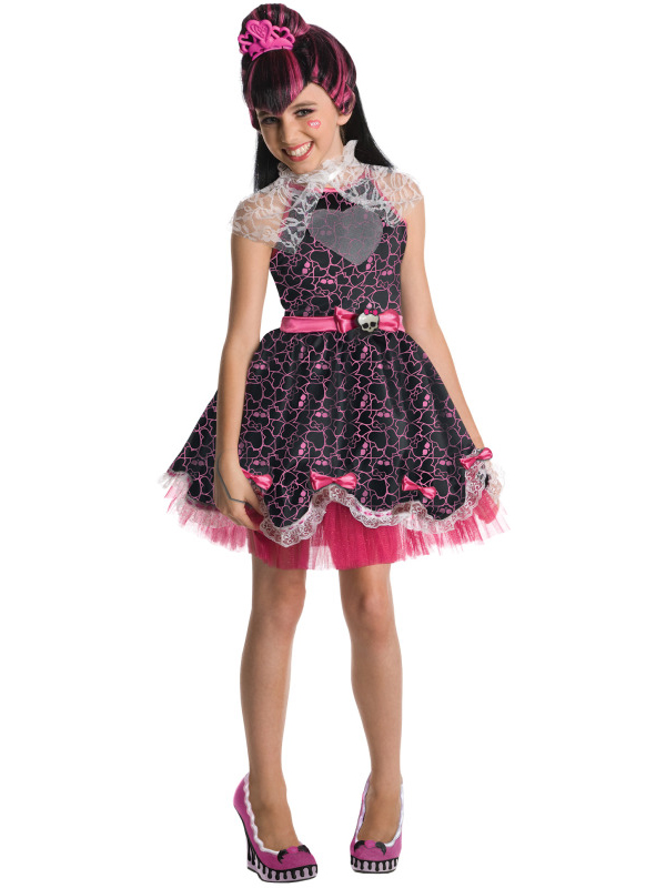 nino vestido elegante traje de ropa monster high