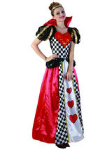 Ladies Fairy Tale Queen Of Hearts Costume