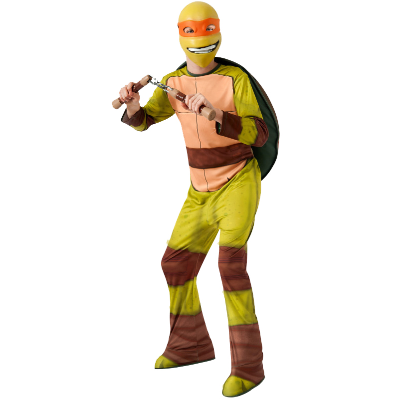 NEW Kids TMNT Fancy Dress Costume Mask Outfit Kids Teenage Mutant Ninja ...