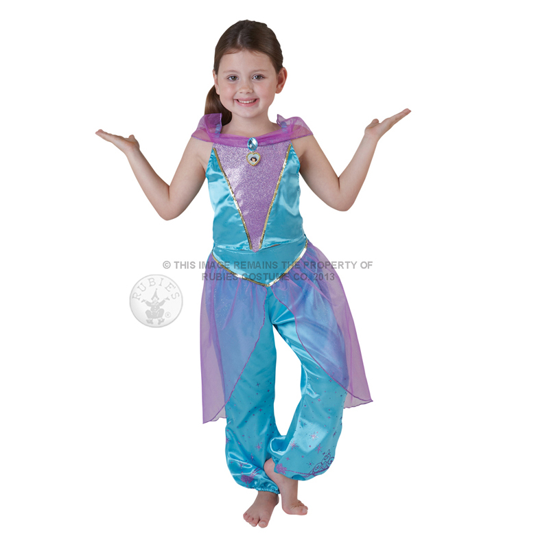 Childs Disney Princess Jasmine Aladdin Kids Fancy Dress Book Week New