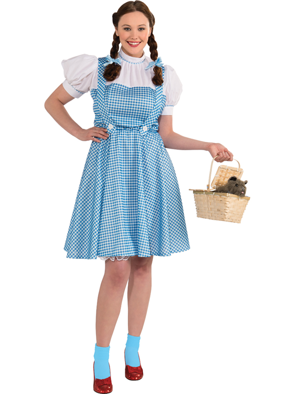 Adult Licensed Wizard of Oz Dorothy Outfit Fancy Dress Costume Ladies ...