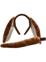 Animal Ears Headband & Tail Set (Dog)