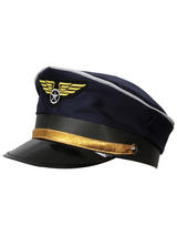 Airline Pilots Cap Hat (Navy Blue)