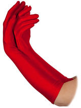 Long Gloves Red