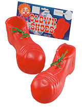 Child Clown Shoes Size Red