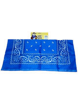 Adult Cowboy Bandana Blue