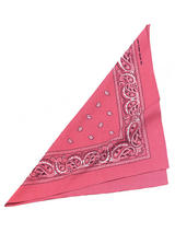 Adult Ladies Cowgirl Bandana. Pink