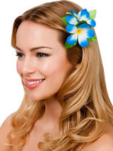 Hawaii Flower Hair Clip (Royal Blue)