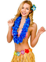 Petal Lei Flower (Royal Blue)