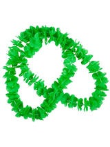 Adult Small Petal Lei 2pc Neon Green