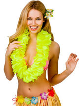 Large Petal Lei Flower (Yellow)