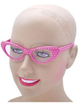Rock 'N' Roll Pink White Glasses