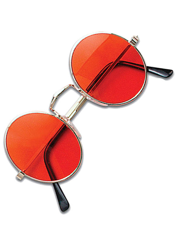 Lennon Orange Glasses