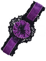 Purple Flower Choker