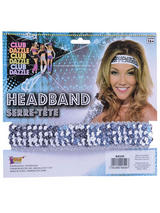 Sequin Headband Silver