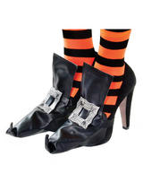 Witch Shoe Covers & Silver Buckles