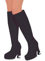 Go Go Boot Tops Black