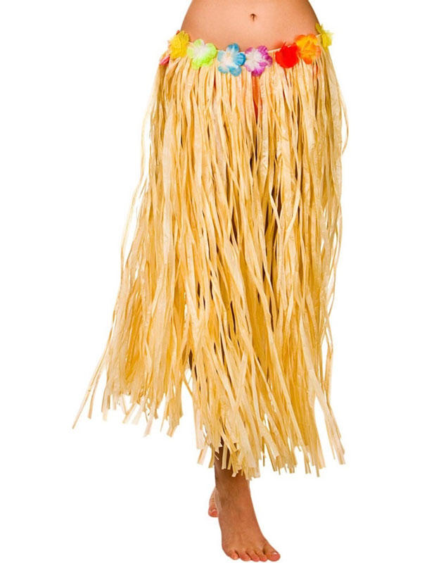 Adult Hula Skirt (Natural)