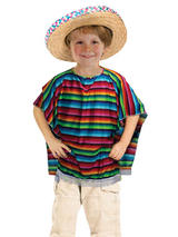 Child Mexican Poncho Costume