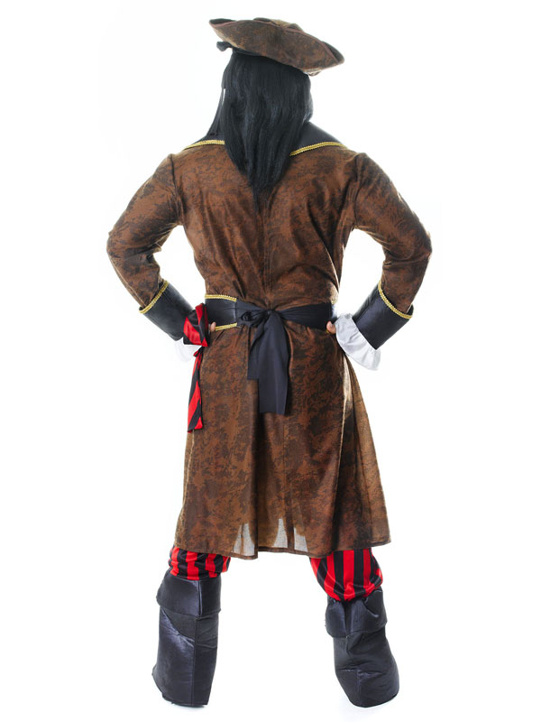 Deluxe Captain John Longfellow Rude Pirate Fancy Dress Stag Night Party