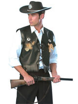Cowboy Waistcoat Black