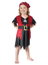 Child Girls Pirate Girl Costume