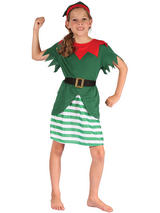 Child Santa Helper Girl Costume