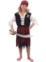Child Pirate Girl Costume